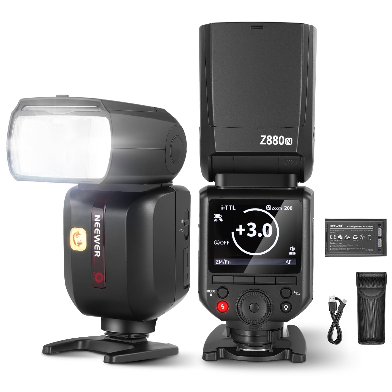 Amazon | NEEWER Z880-N 2.4G 76Ws i-TTL フラッシュストロボ